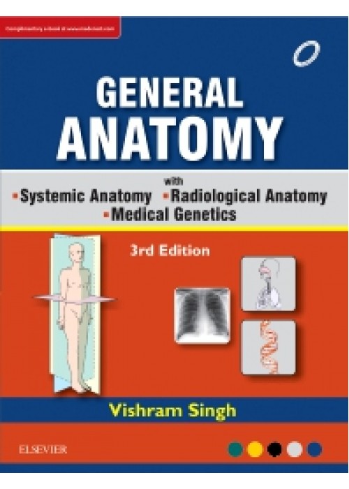 GENERAL ANATOMY Along with Systemic Anatomy Radiological Anatomy Medical Genetics-Vishram Singh